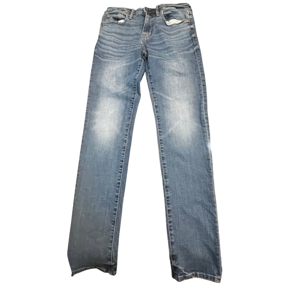 American Eagle Airflex+ Skinny Jeans Mens 31x34 Medium Wash Denim Stretch Blue‎